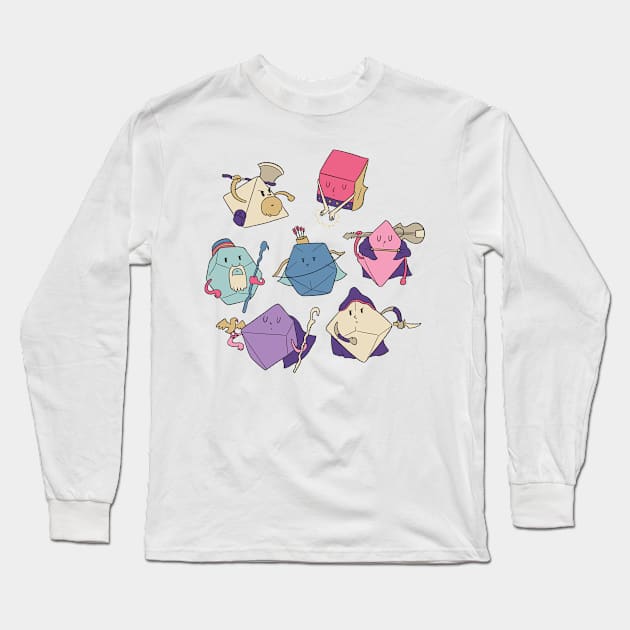 Dice Characters Long Sleeve T-Shirt by Bestseller